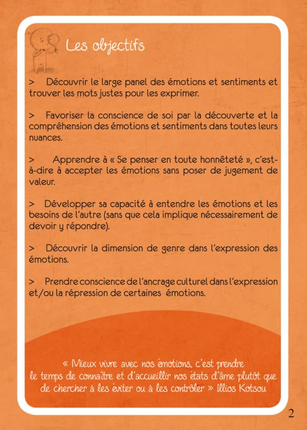 Le langage des émotions